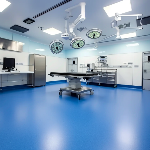Anti static vinyl flooring in operation theatre