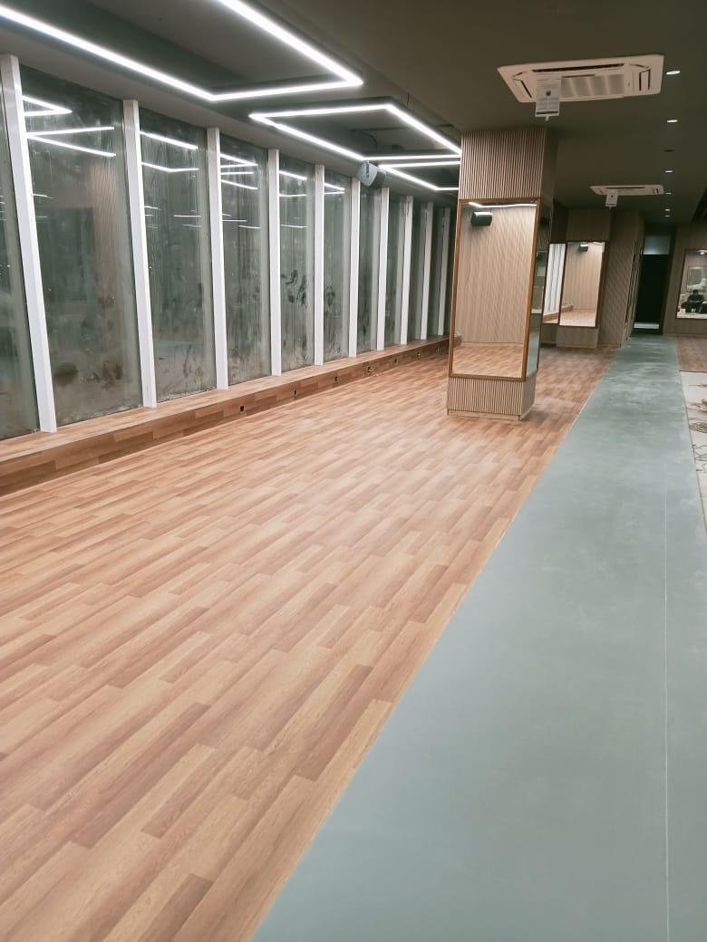 Vinyl flooring project reference in Hyderabad